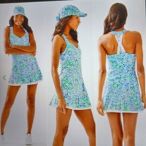 NWOT lilly pulitzer blue haven tennis dress.  Shorts not included.